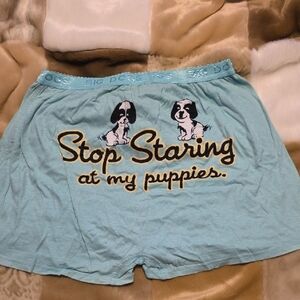 Big Dogs Blue Pajama Shorts